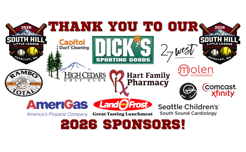 Thank you Sponsors